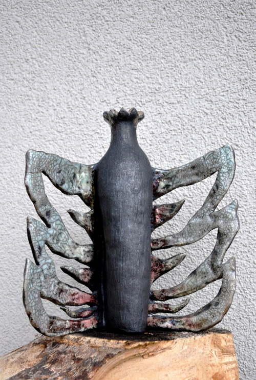 Raku váza Mayonaka no chō — foto 2