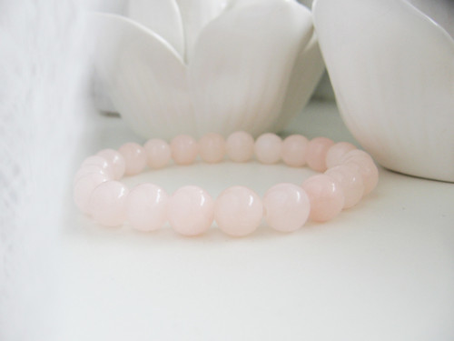 Clear Rose náramek • Jadeit • — foto 4