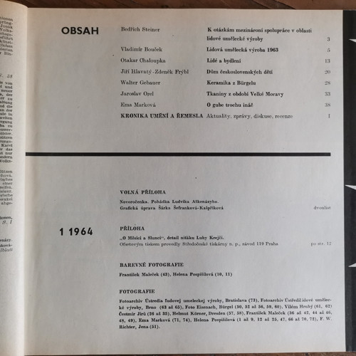 Umění a řemesla 1/1964 — foto 3