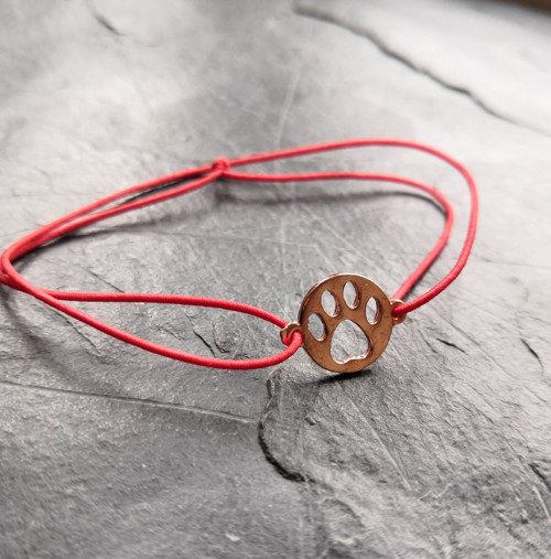Náramek*tlapka*rosegold — foto 2