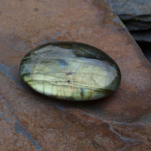 Labradorit, placka 41 x 30 mm č.2255 — foto 4