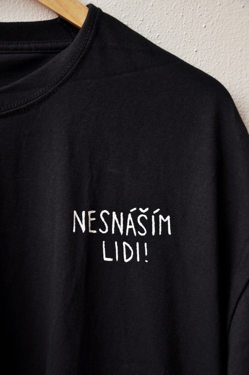Pánské tričko - nesnáším lidi — foto 2