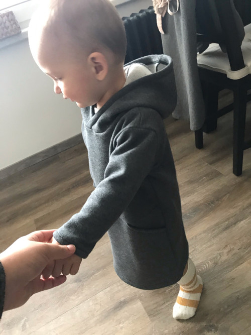 Teploučké šatičky/oversized mikinka — foto 3