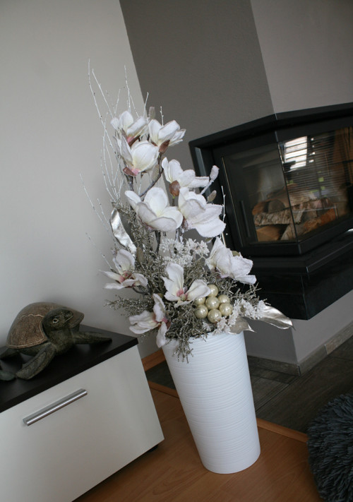 Vánoční dekorace s magnoliemi — foto 3