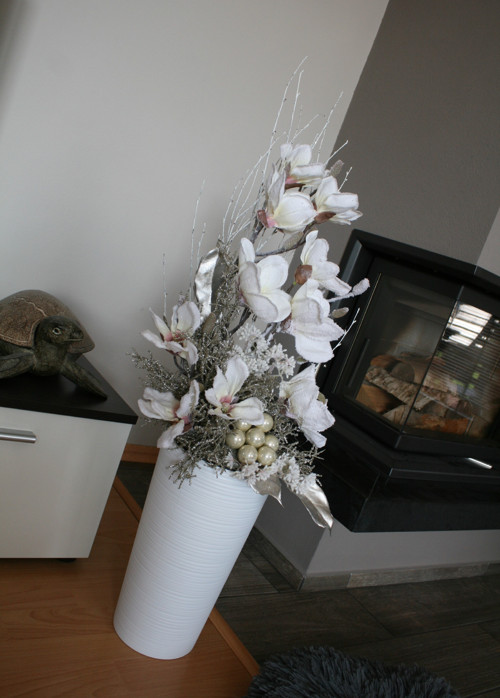 Vánoční dekorace s magnoliemi — foto 6