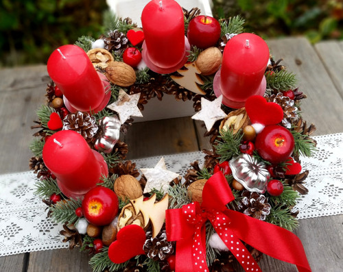 Adventní věnec "Vánoce tradičně" — foto 2