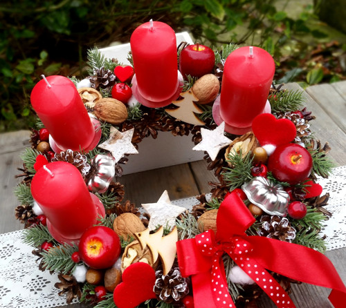 Adventní věnec "Vánoce tradičně" — foto 3
