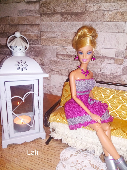 Háčkované šaty pro panenku Barbie 1. — foto 3