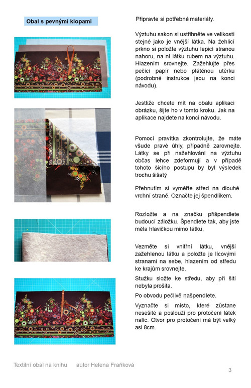 Fotonávod - obal na knihu 3 varianty — foto 6