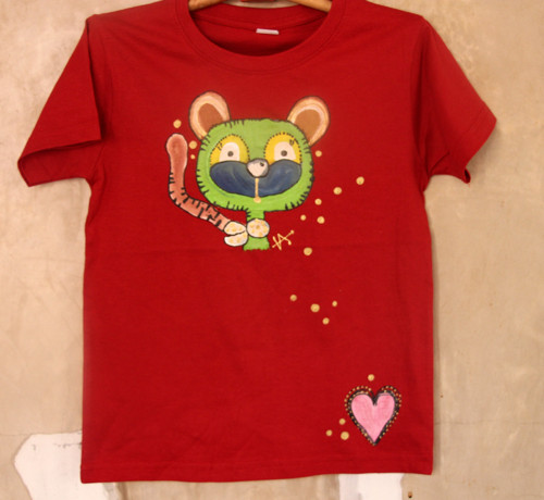 Tričko malované vel. 122 pro opičku — foto 2