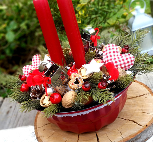 Adventní svícen "Vánoční pečení" — foto 3