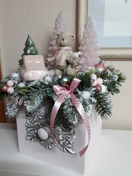Velký vánoční box růžový — foto 2