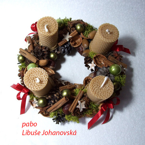 Adventní věnec medový (351) — foto 2