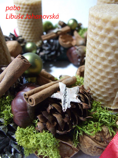 Adventní věnec medový (351) — foto 3