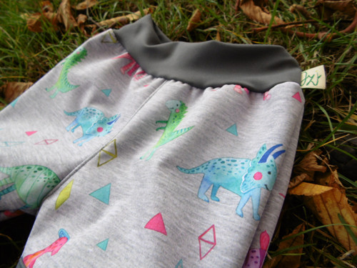 Softshellové kalhoty - dinosaur vel.68 — foto 4