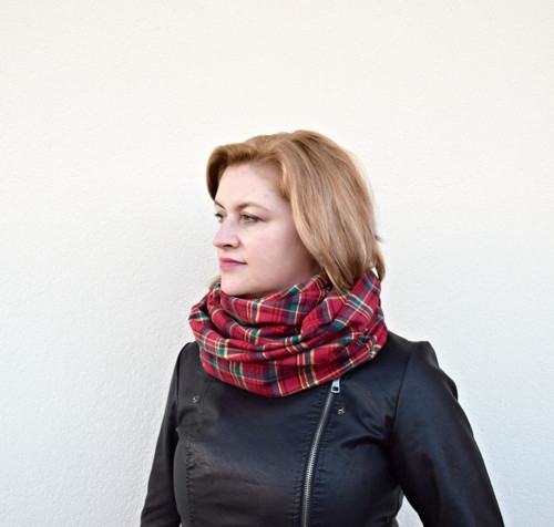 Jess...flanelový nákrčník — foto 2
