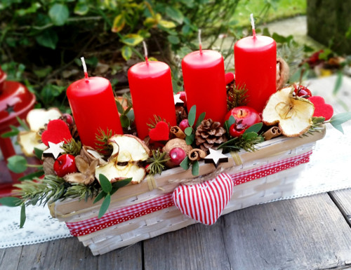 Adventní svícen "Voňavé vánoce" — foto 4