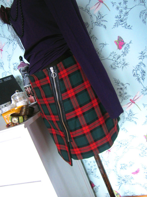 Sukně tartan, káro — foto 4