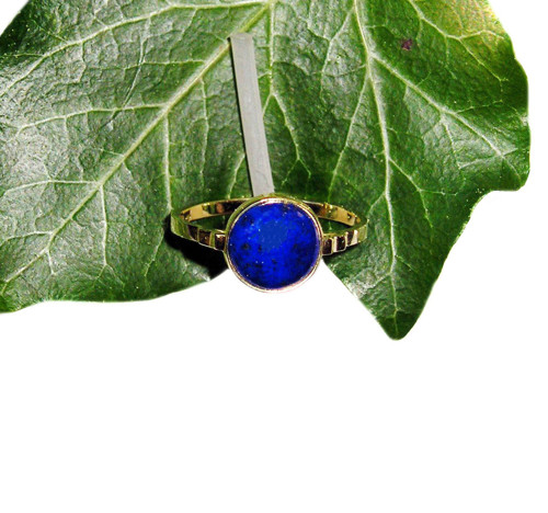 ZLATÝ prstýnek LAPIS LAZULI — foto 2