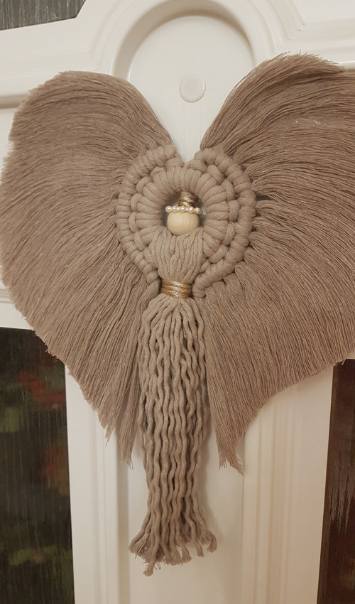 MACRAME ANDĚL pearl — foto 3