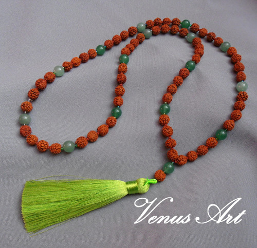 Náhrdelník RUDRAKSHA Avanturín — foto 2