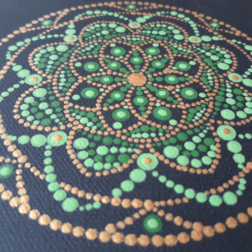 Tečkovaná mandala - Keltská malá — foto 3