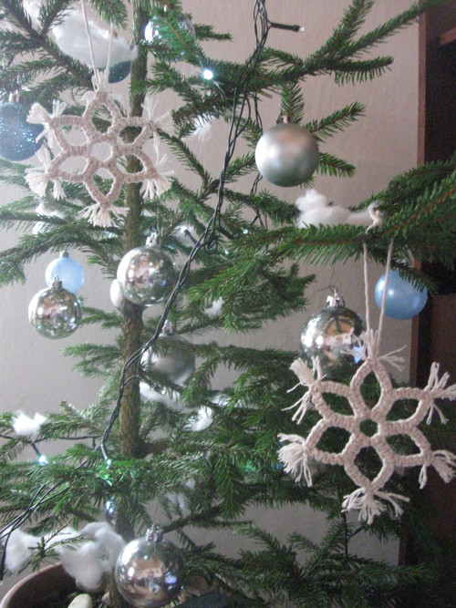 Hvězdička z bavlněné příze — foto 3