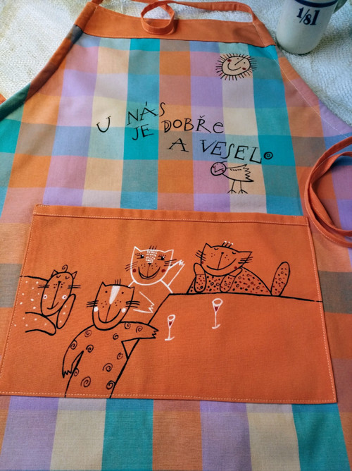 Zástěra s kočkama — foto 2