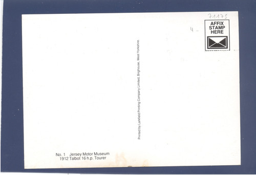 Auto Talbot Tourer - Cartes Maximum, FDC — foto 2