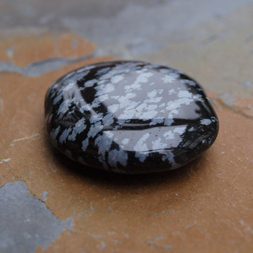 Obsidián vločkový,placka — foto 3