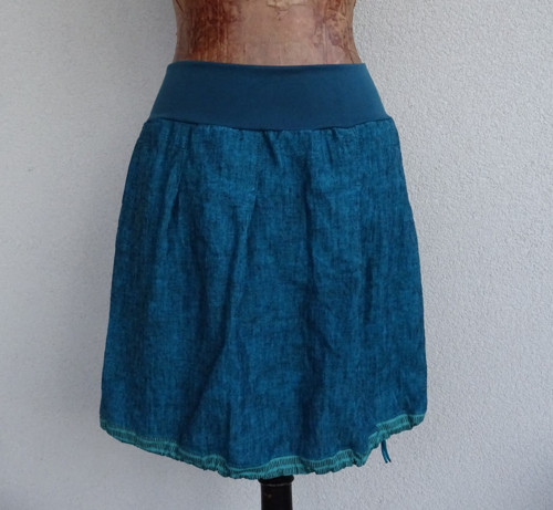 LINEN NATUR petrol blue — foto 4