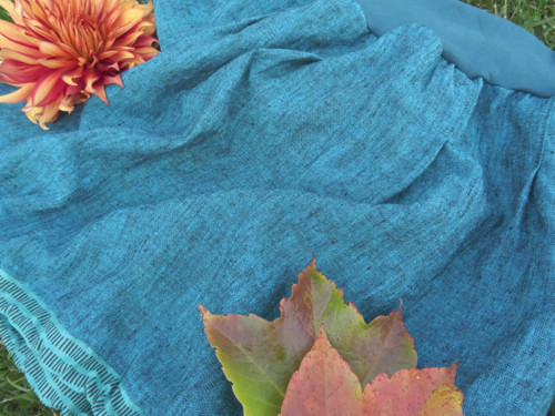 LINEN NATUR petrol blue — foto 2