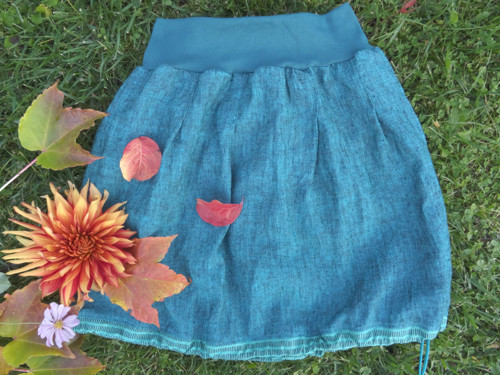 LINEN NATUR petrol blue — foto 6