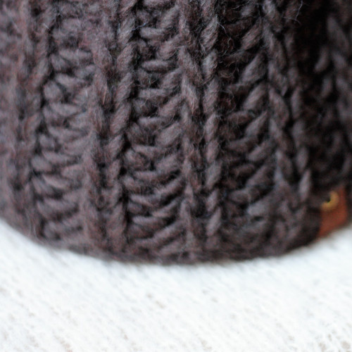 Čepice vlněná-vzor brioche — foto 3