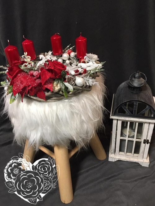 Vánoční adventní věnec — foto 4