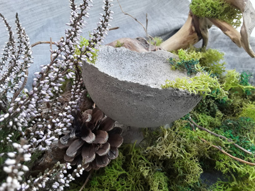 Beton-mistička " Lišejník " — foto 2