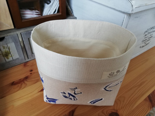 Látkový košík - námořnický — foto 3