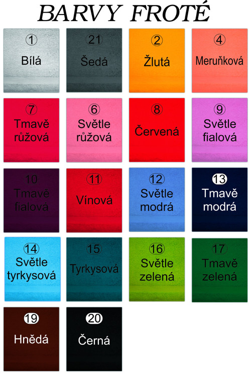 Osuška s výšivkou HASIČI — foto 5