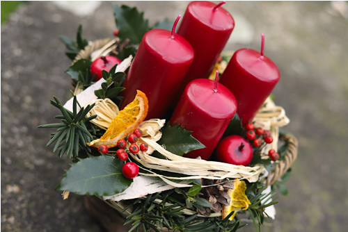 Adventní košíček červený — foto 2