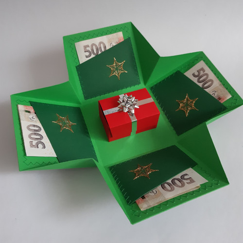 Exploding box vánoční stromek — foto 3
