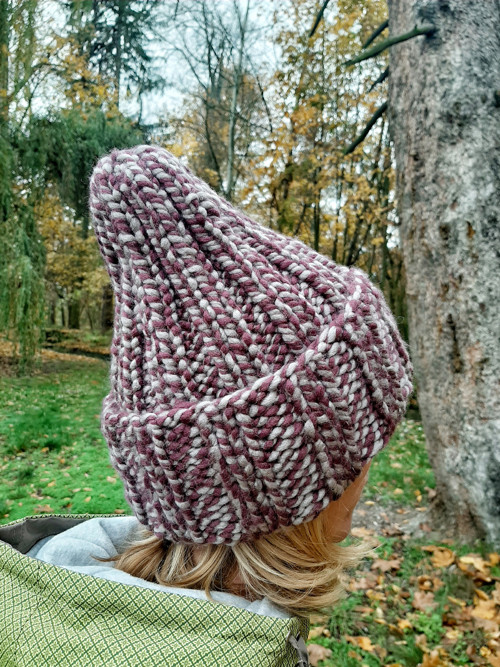 Čepice CHUNKY melírovaná — foto 2