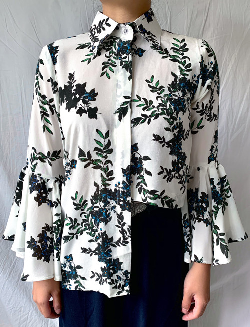 Silk Chiffon Shirt (38) — foto 4