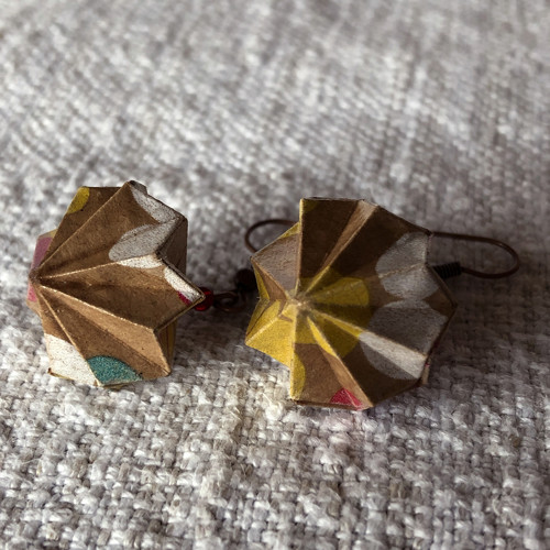 Origami náušnice — foto 4