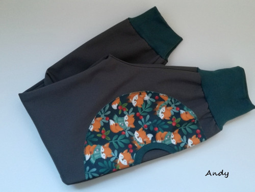 Softshell kalhoty - šedivá kapsa lištičky — foto 2