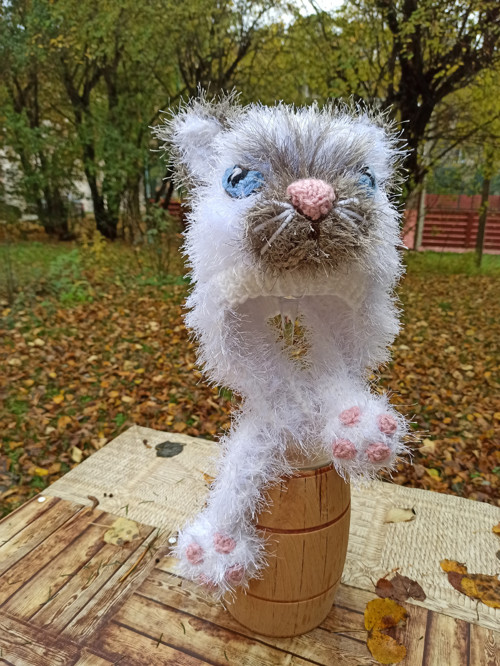 Zimní ušanka KOŤÁTKO BIRMA — foto 2