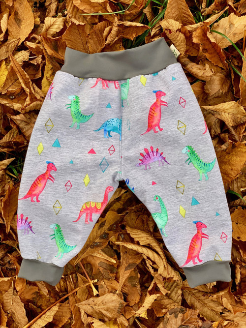 Softshellové kalhoty - dinosaur vel.68 — foto 5