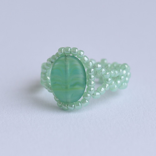 Mint korálkový prsten Soap — foto 3