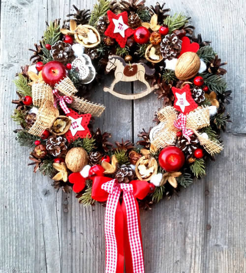 Adventní věneček s koníkem - rezervace — foto 2