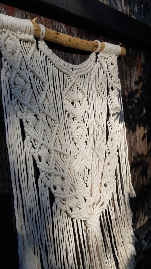 BOHO MACRAME na objednávku WHITE — foto 3