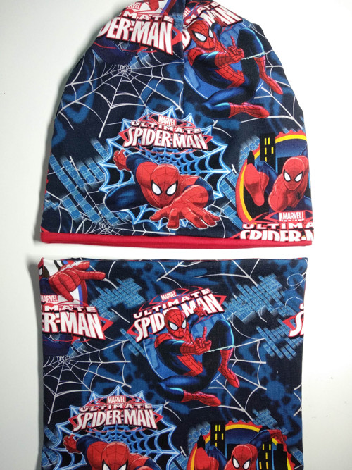 Čepice, nákrčník Spiderman — foto 3